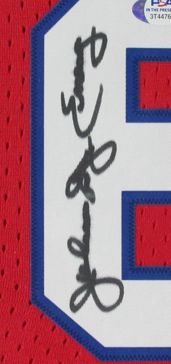 Julius Erving Hof Signed Basketball Jersey 76Ers