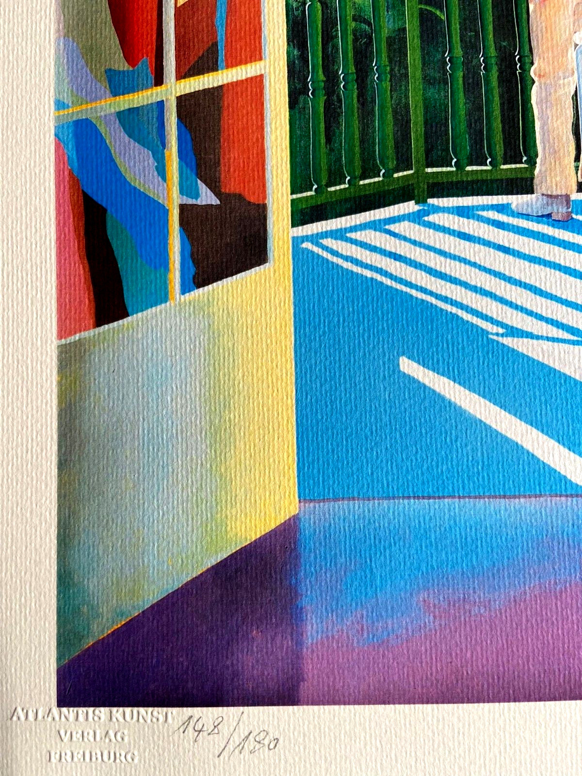 David Hockney Lithograph Coa Signed 180 Limited Numbered Edition