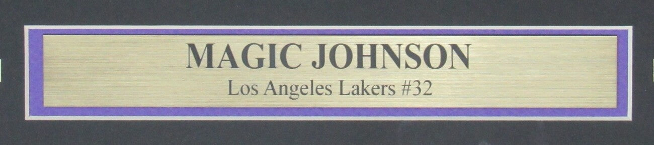 Magic Johnson La Lakers Signed/Autographed 16X20 Si Photo Framed Beckett 149212