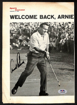 Arnold Palmer Signed 01/17/1966 Sports