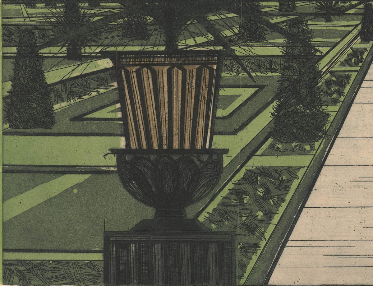 BERNARD BUFFET Ebb and Flow SIGNED 20.75" x 25" Etching 1960