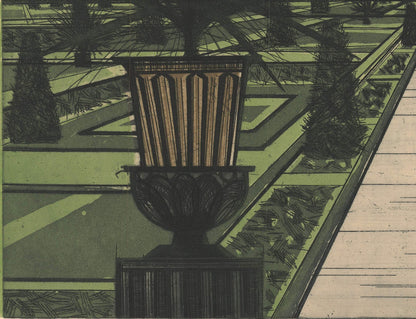BERNARD BUFFET Ebb and Flow SIGNED 20.75" x 25" Etching 1960