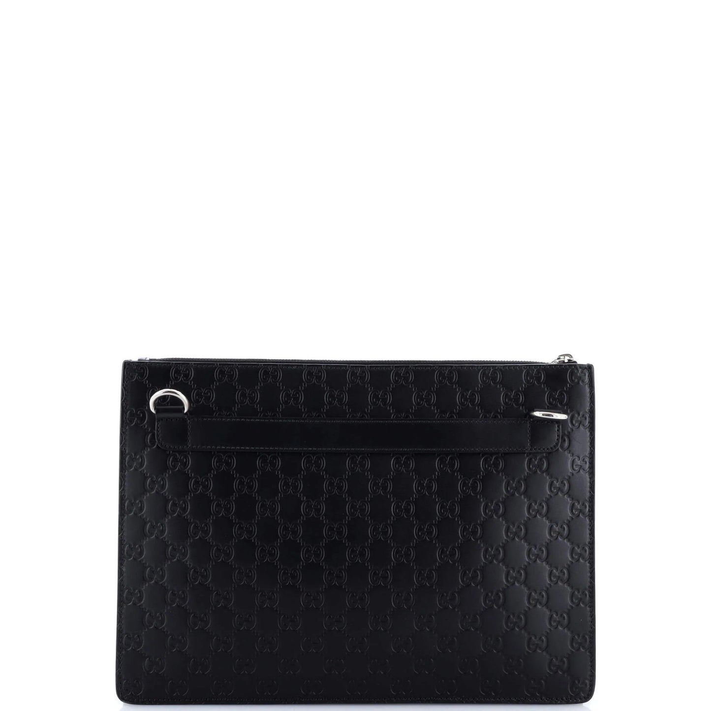 Gucci Zip Messenger Bag Guccissima Leather Large