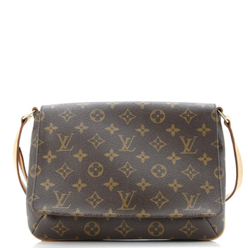 Louis Vuitton Musette Tango Handbag Monogram Canvas