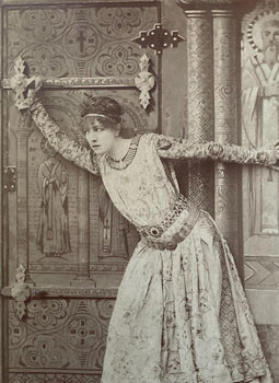 Antique Sarah Bernhardt Thodora 64In Portrait Large Photography Nadar Studio
