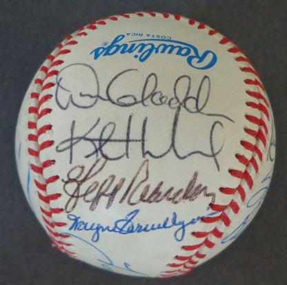 1987-88 Twins Team Signed (17) Oal Baseball Puckett Oliva Blyleven (Hof) 155684
