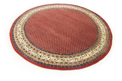 Handmade Tribal Indo Botemir Round Oriental Rug