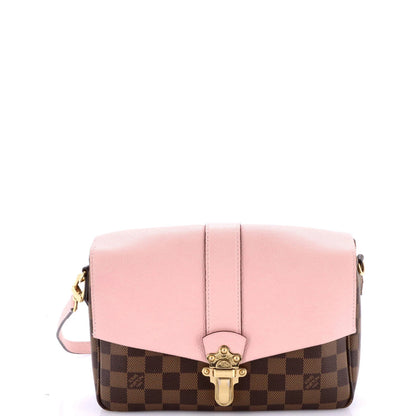 Louis Vuitton Clapton Handbag Damier And Leather Pm