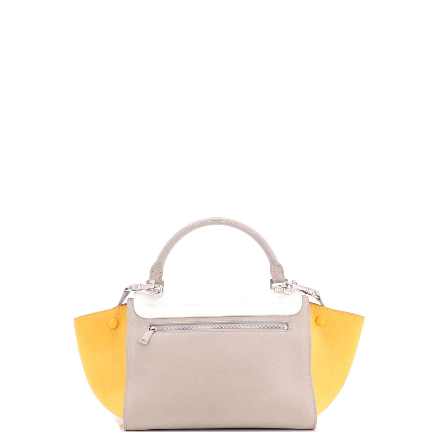 Celine Trapeze Bag Leather With Patent Small