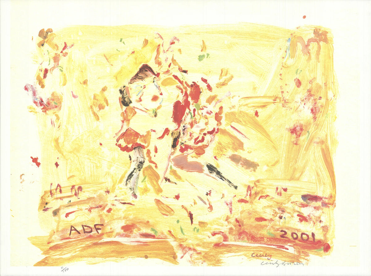American Dance Festival SIGNED 22" x 29.5" Serigraph CECILY BROWN African 2001