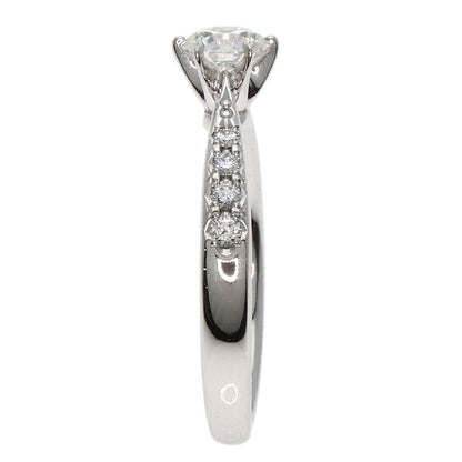 Tasaki   Ring 1P Diamond Platinum Pt950