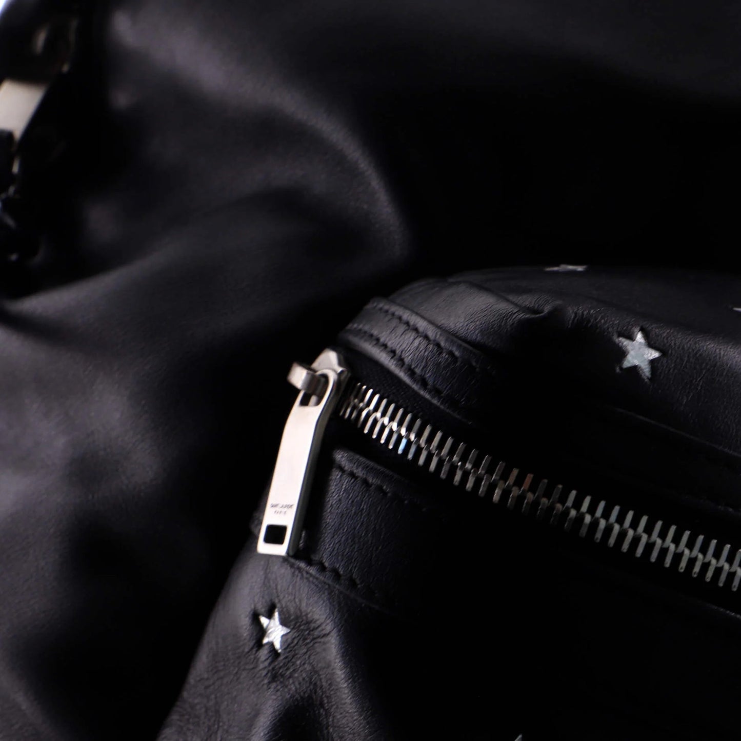 Saint Laurent City Backpack Embellished Calfskin Medium