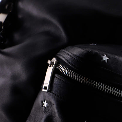 Saint Laurent City Backpack Embellished Calfskin Medium