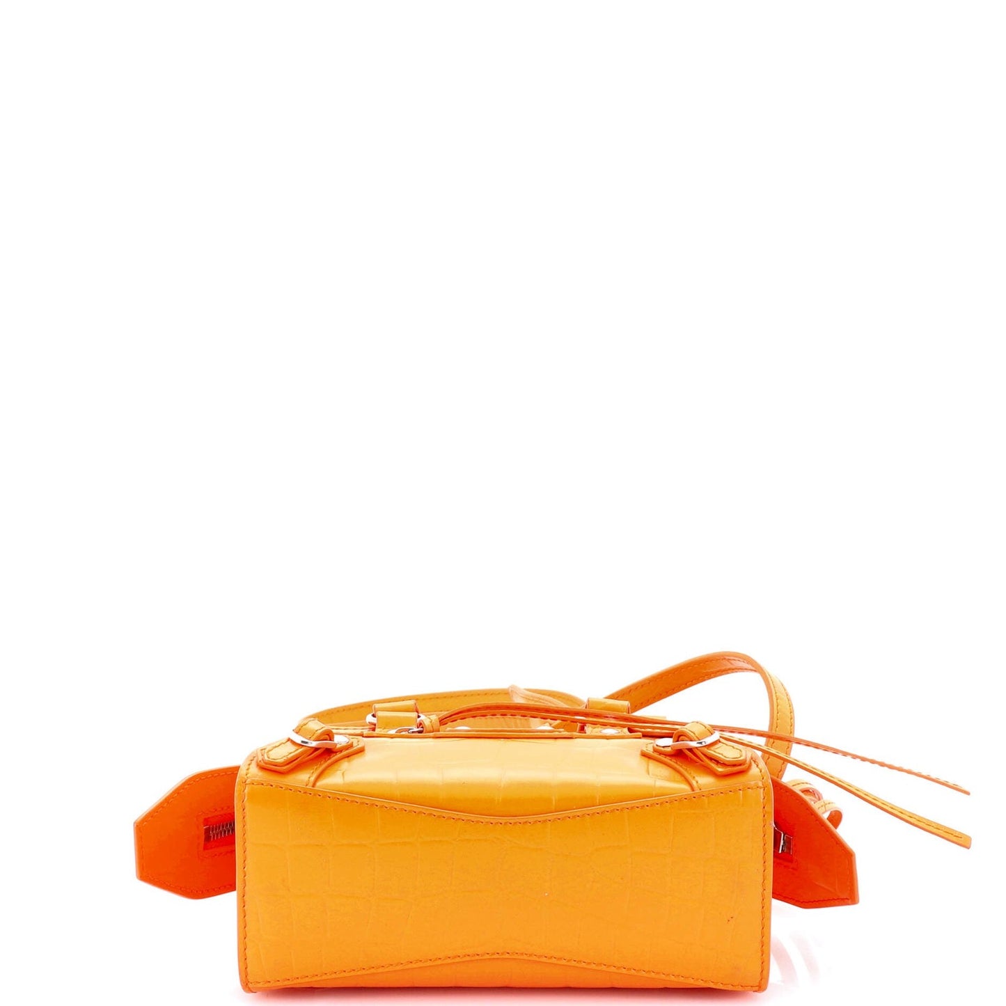 Balenciaga Neo Classic City Bag Crocodile Embossed Leather Nano