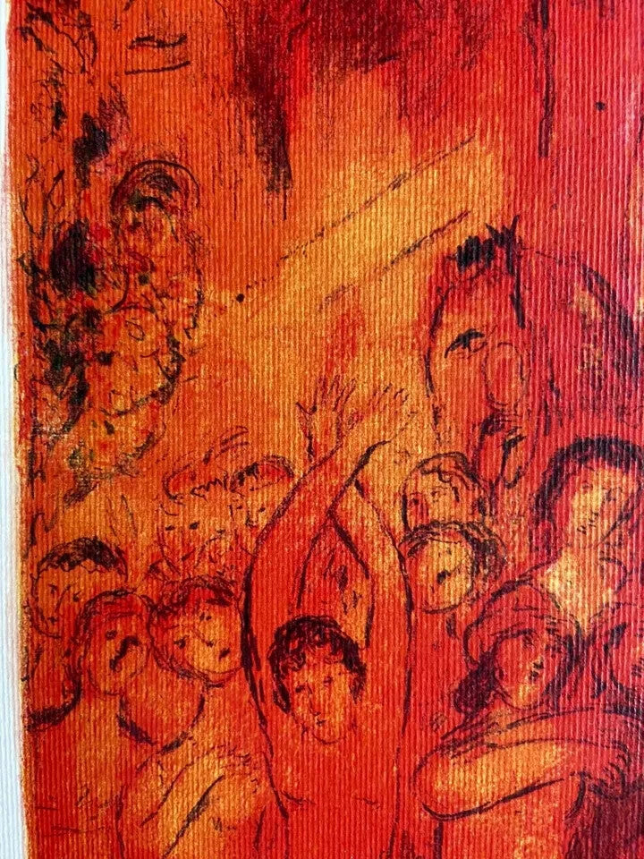 Marc Chagall Lithograph Coa Signed Hand Numbered Limited