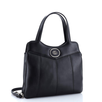 Gucci Petite Gg Tote Quilted Leather Small