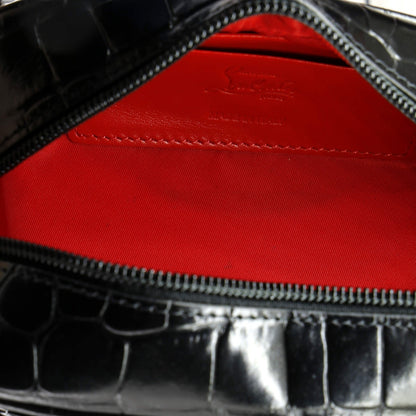 Christian Louboutin Blaster Waist Bag Alligator Embossed Calfskin