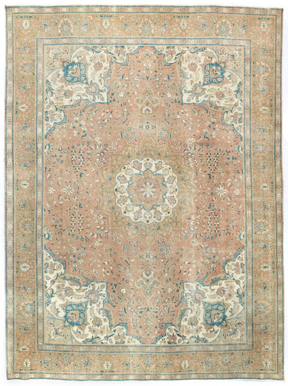 Extra Large Antique Distressed Vintage Oriental