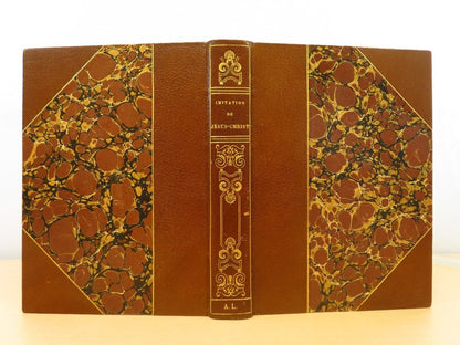 Thomas  Kempis Imitation De Jsus-Christ 1886 1St Edition Dijon Leather Binding
