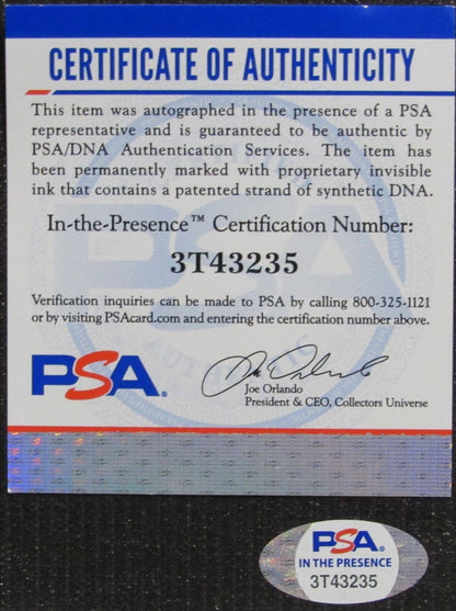 Michael J Fox Signed/Auto "Back To The Future" 22X26 Canvas Print Psa/Dna 165288