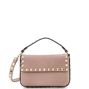 Valentino Garavani Rockstud Top Handle Crossbody Pouch Leather Mini