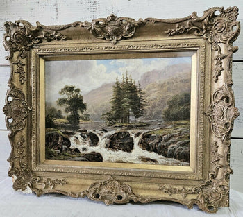 Thomas Spinks (British) Original Landscape Painting Oil On Canvas Signed Framed