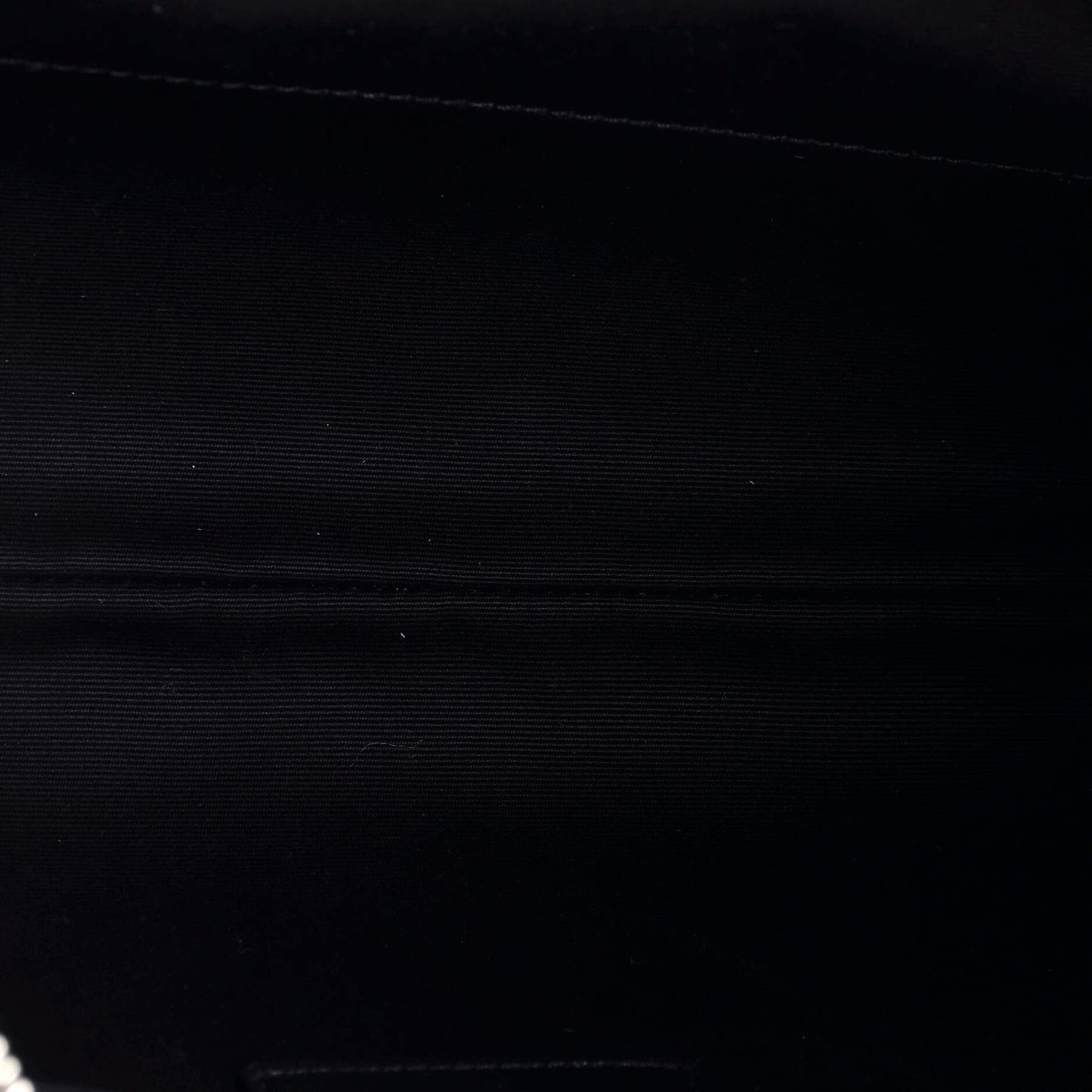 Saint Laurent Classic Monogram Wristlet Pouch Matelasse Chevron Leather Large