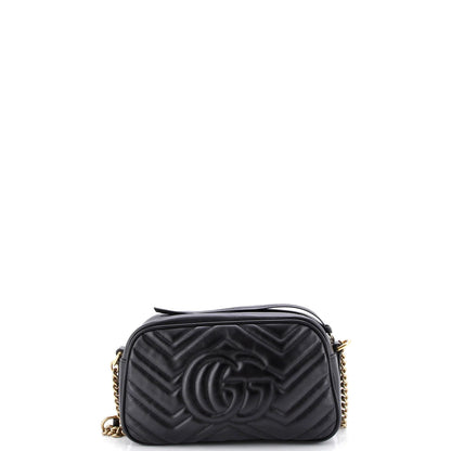 Gucci Gg Marmont Shoulder Bag Matelasse Leather Small