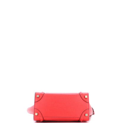 Celine Luggage Bag Grainy Leather Micro