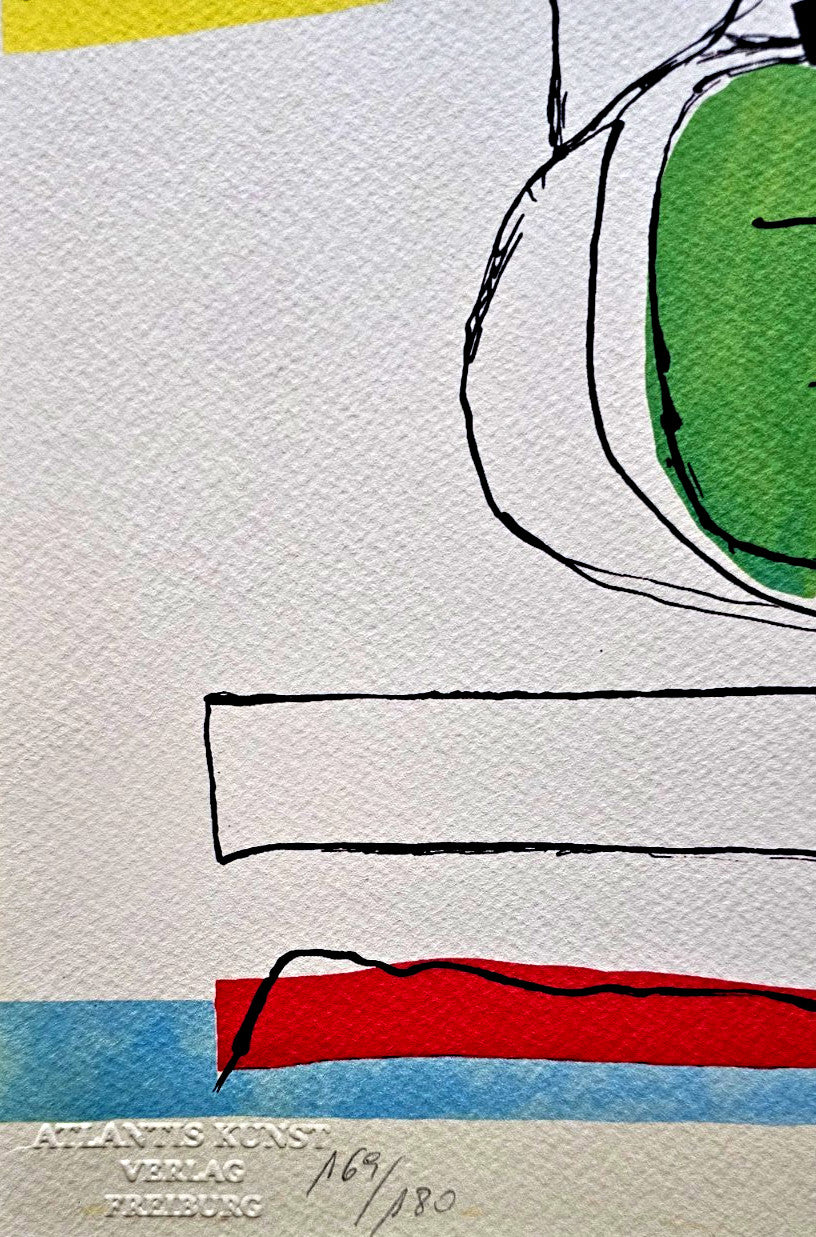 Le Corbusier Lithograph Coa Cachet Certified/Numbered A Hand