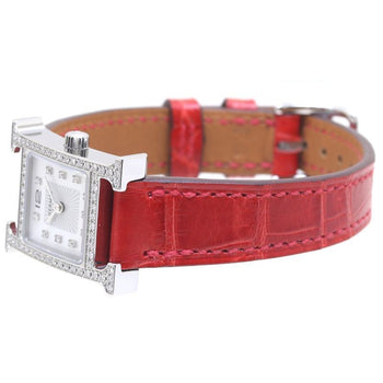 Hermes H Watch Mini Bezel Diamond 11P Diamond 041653Ww00