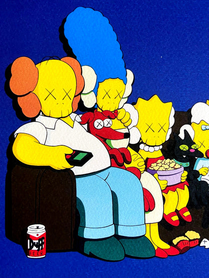 Kaws Lithograph Mori Art Museum Coa Numbered 200 Ex