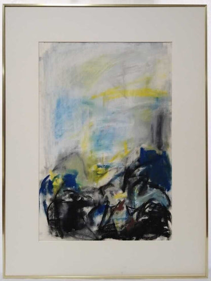 Robert Harms (America) Original Painting 1988 Pastel On Paper Signed Framed