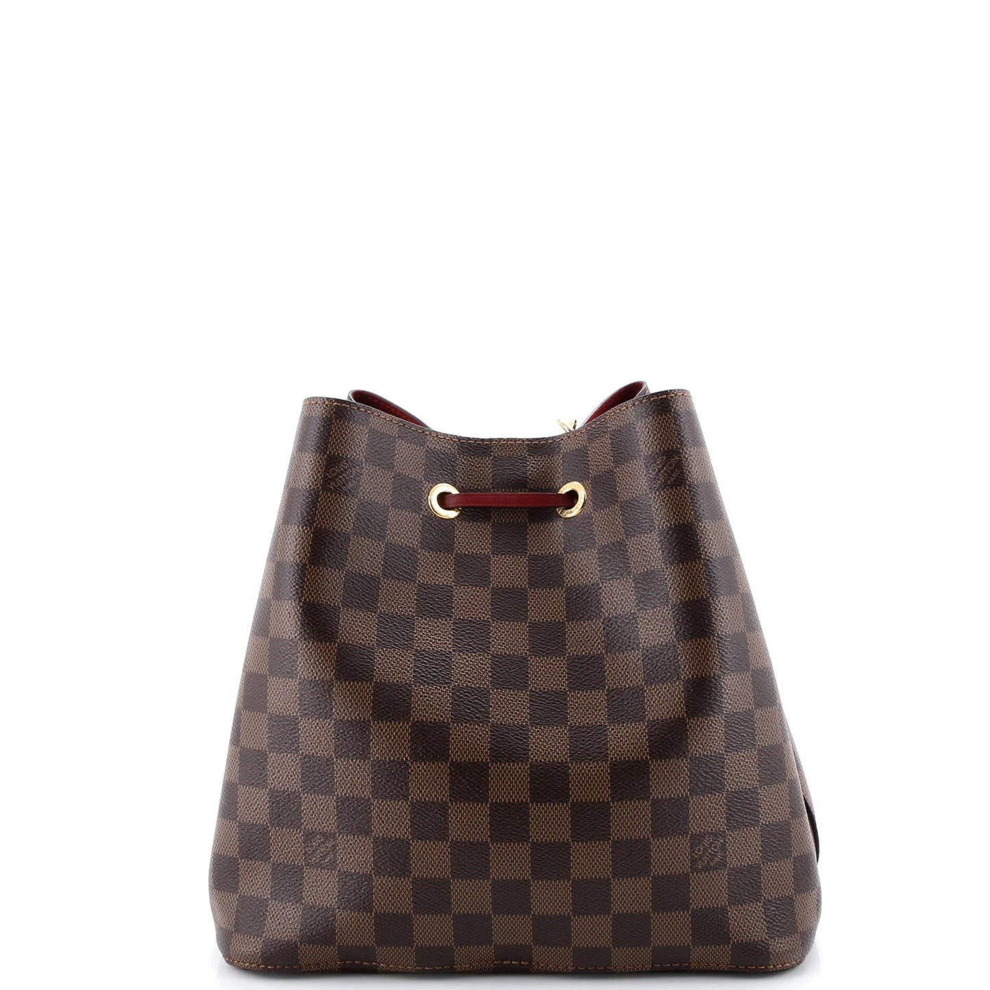 Louis Vuitton Neonoe Handbag Damier With Leather Mm