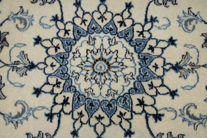 Classic Floral Plush 3X5 Nain Kashmar Oriental