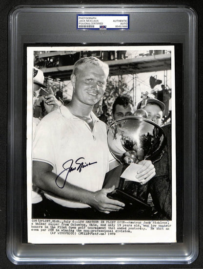 Jack Nicklaus Signed/Autographed 8X10 Wire Photo