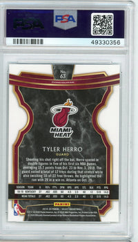 Tyler Herro 2019 Panini Select #63 (Psa Mint 9) Base Rc