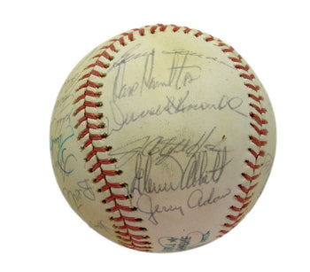 1970S Oakland A'S Team Signed Oal Baseball (30)