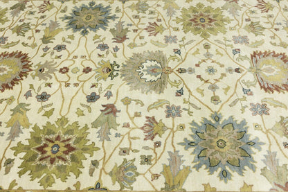 Handmade Osh Chobi Floral Style Peshawar Rug