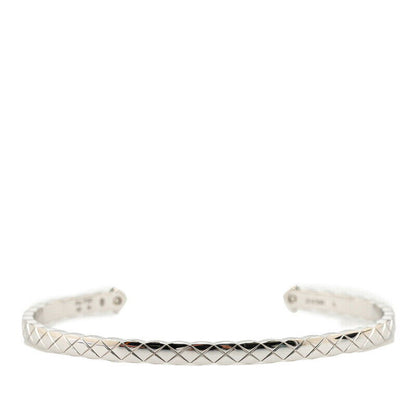 Chanel Matelasse Coco Crush Bracelet Bangle K18Wg