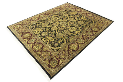 8X10 ft Handmade Floral Traditional Wool Rug