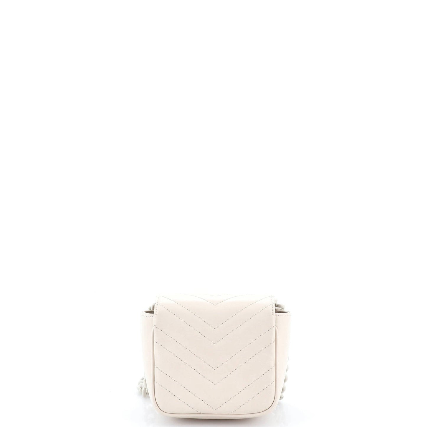 Gucci Gg Marmont Flap Belt Bag Matelasse Leather Mini