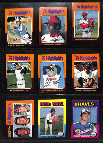 1975 Topps Mini Baseball Complete Set (660)