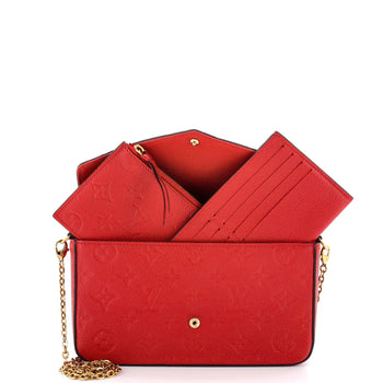 Louis Vuitton Felicie Pochette Monogram Empreinte Leather