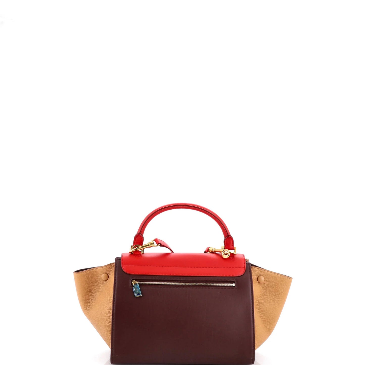 Celine Tricolor Trapeze Bag Leather Small