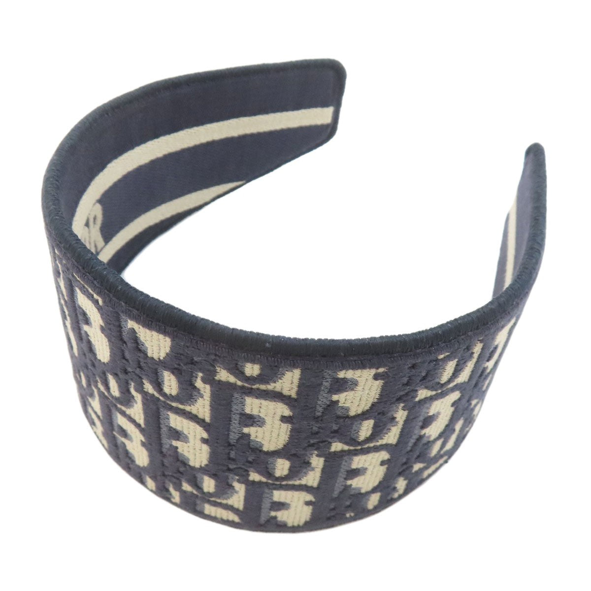 Canvas CHRISTIAN DIOR Trotter pattern headband hair accessory