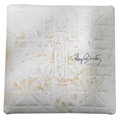 Roger Clemens Autographed 1999 World Series Game Used Base (Psa)