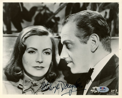 Melvyn Douglas Signed/Autographed 8X10 B/W Photo