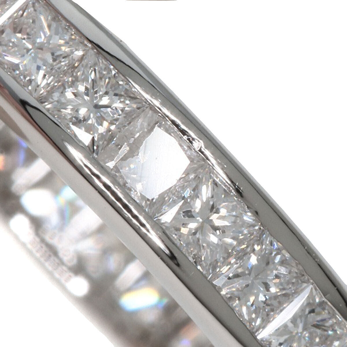 Harry Winston Ring Princess Eternity Platinum