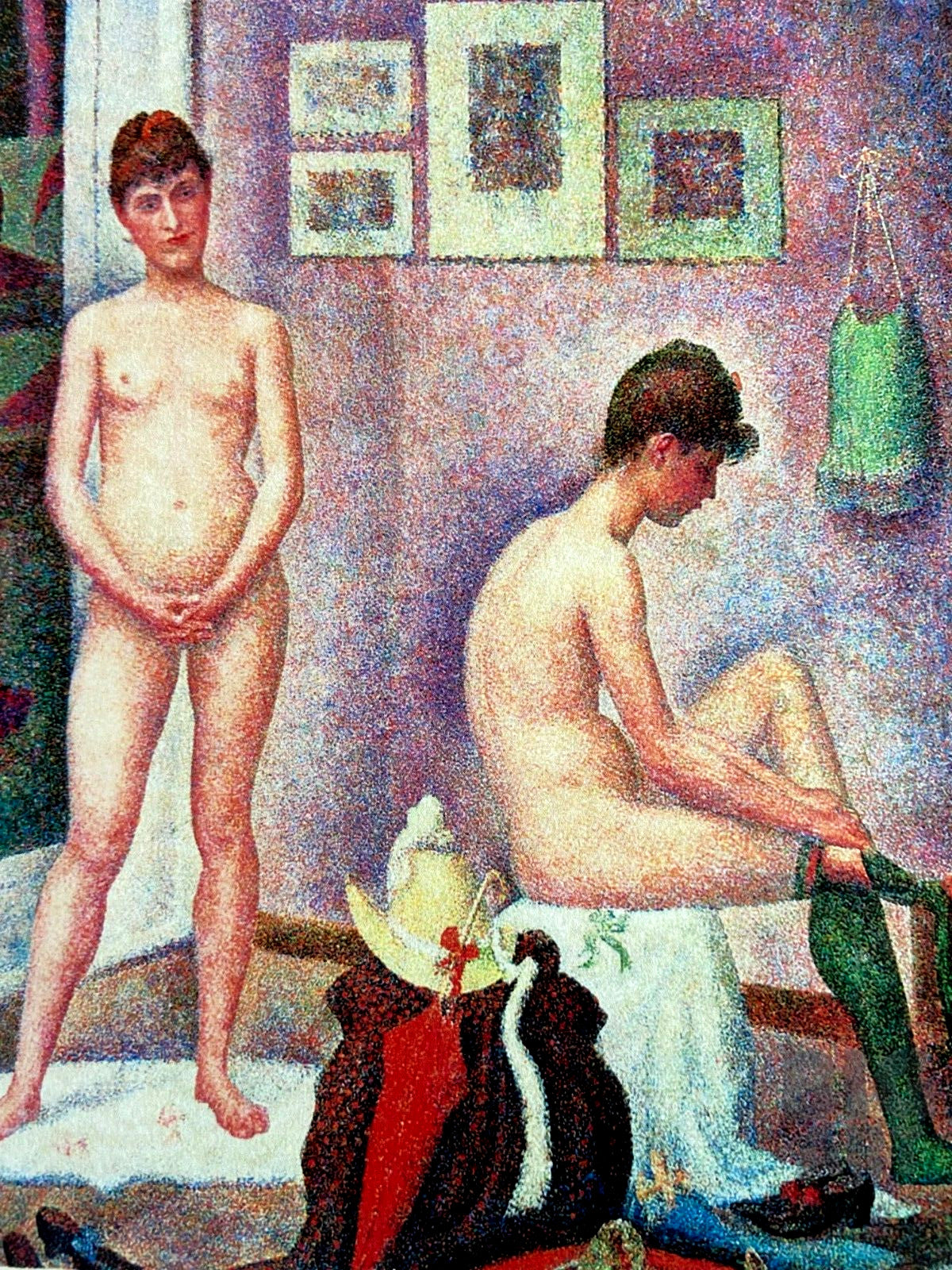 Georges Seurat, Lithograph Coa 175 Ex. Signed Op Numbered In Pencil Crayon